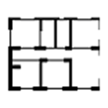柱、壁量が大きくプランの 自由度が低く経済的ではない_イメージ