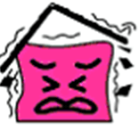 瓦落下によるケガの危険性が高く、瓦にズレが生じ飛火による火災の心配がある_イメージ